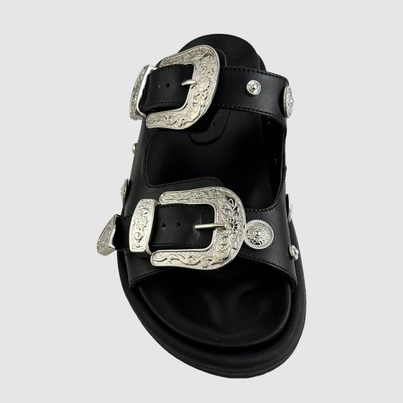 Birken Camila Couro Preto 285