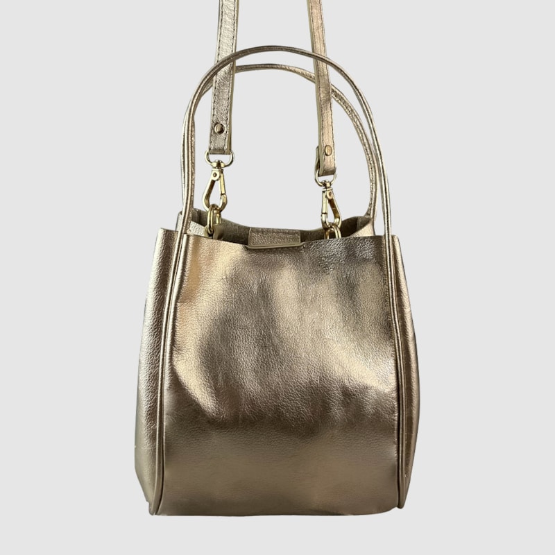 Bolsa Couro Saquinho Ouro Light 9067