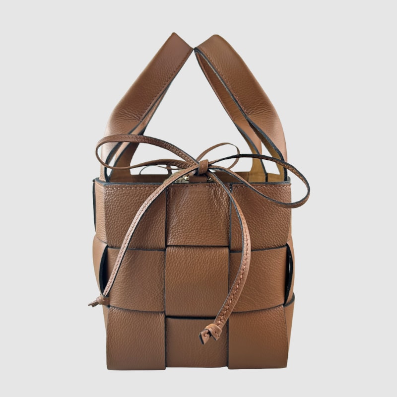 Bolsa Inspiração Bottega Couro Camel 409