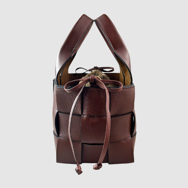 Bolsa Inspiração Bottega Couro Marrom 409
