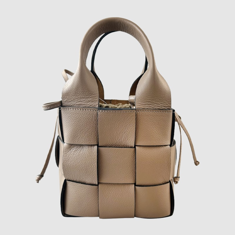 Bolsa Inspiração Bottega Couro Nude 409