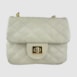 Bolsa Londres Couro Off White Matelassê 523