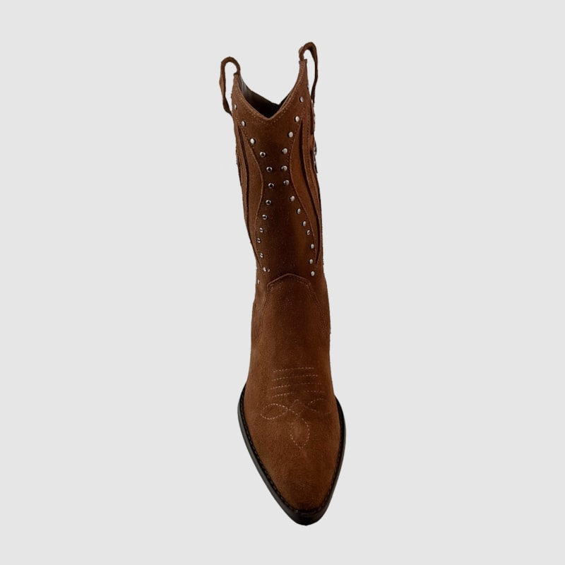 Bota Country Bianca Camurça Cedro 122