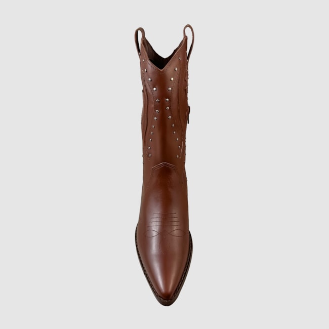 Bota Country Bianca Couro Cedro 122