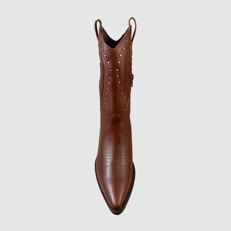 Bota Country Bianca Couro Cedro 122