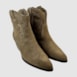 Bota Country Lara Camurça Couro Castor 158