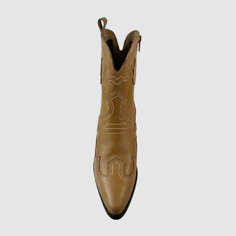 Bota Country Love Couro Tan 377