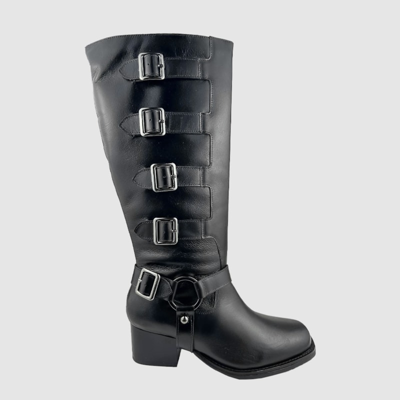 Bota Donna Couro Preto 102 Bota Donna Couro Preto 102