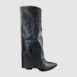 Bota Jady Couro Preto 085 (zíper interno)
