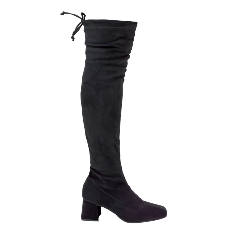 Bota Kate Over Knee Preto Camurça 2907 Bota Kate Over Knee Preto Camurça 2907