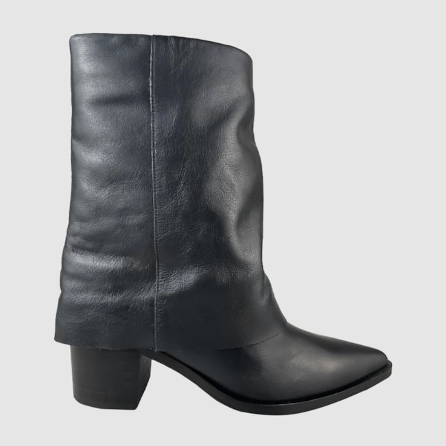Bota Liz Couro Preto 267