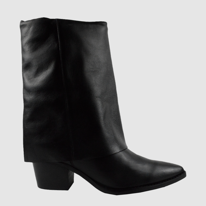 Bota Luciana Couro Preto 072