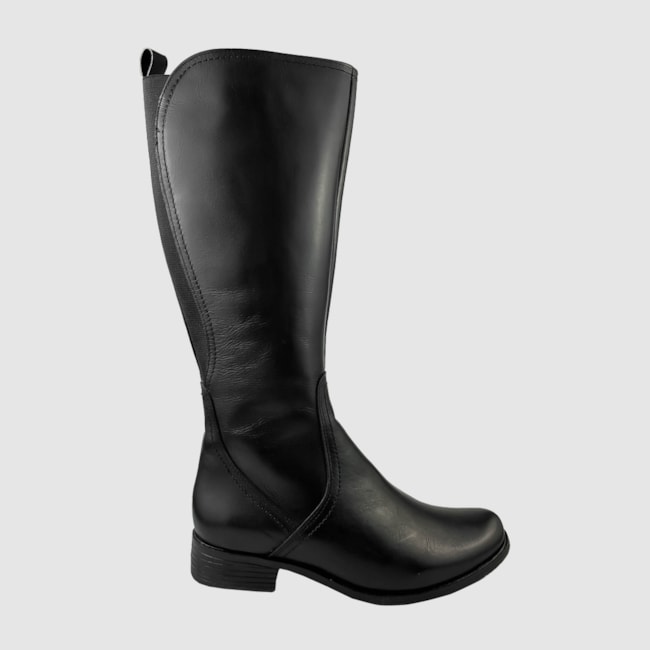 Bota Montaria Michele Couro Preto 082