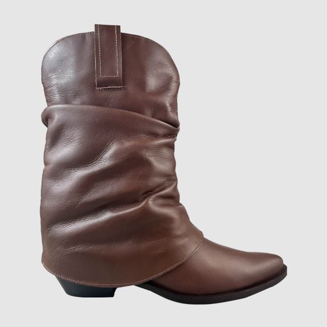Bota Polly Couro Nutela 340