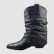 Bota Polly Couro Preto 340