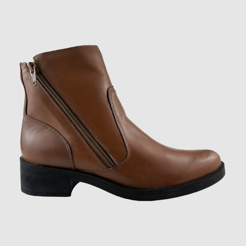 Bota Verena Couro Camel 096