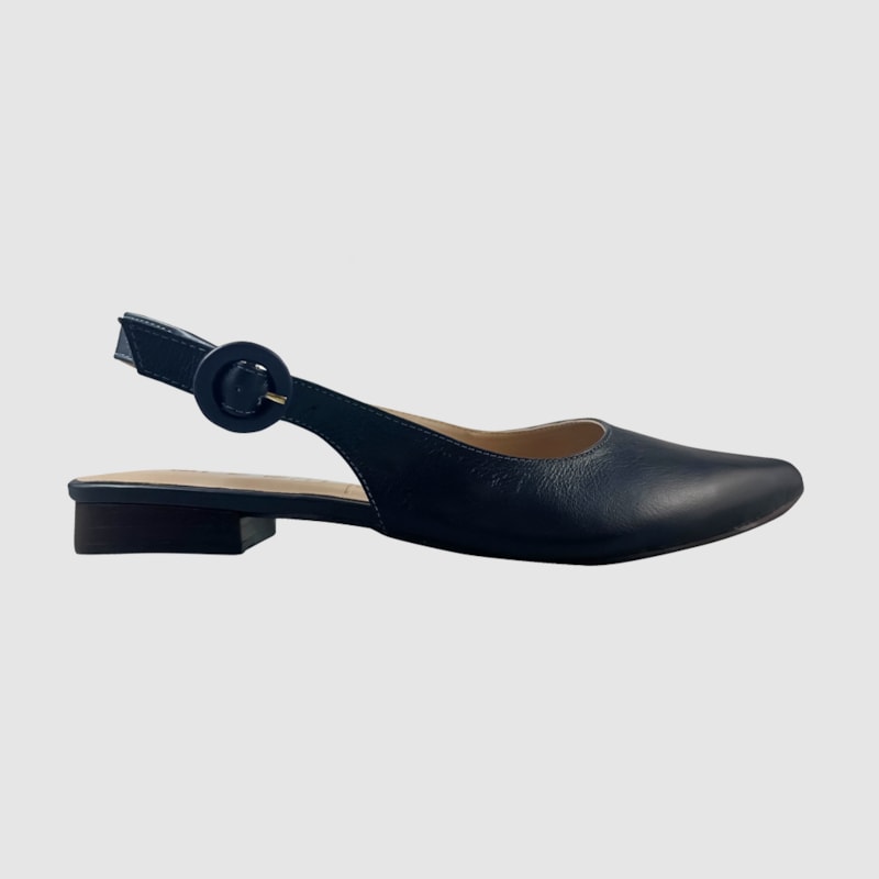 Chanel Bico Fino Marinho 676