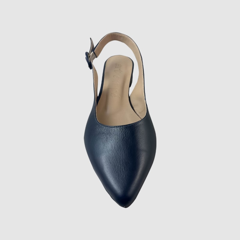 Chanel Bico Fino Marinho 676