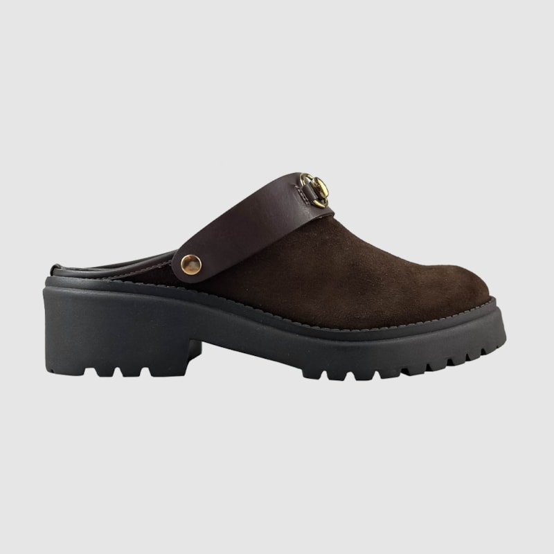 Clog Camurça/Couro Expresso 270