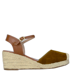 Espadrille com Fivela em Camurça Caramelo 1280 Espadrille com Fivela em Camurça Caramelo 1280