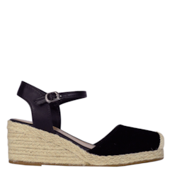 Espadrille com Fivela em Camurça Preto 1280 Espadrille com Fivela em Camurça Preto 1280