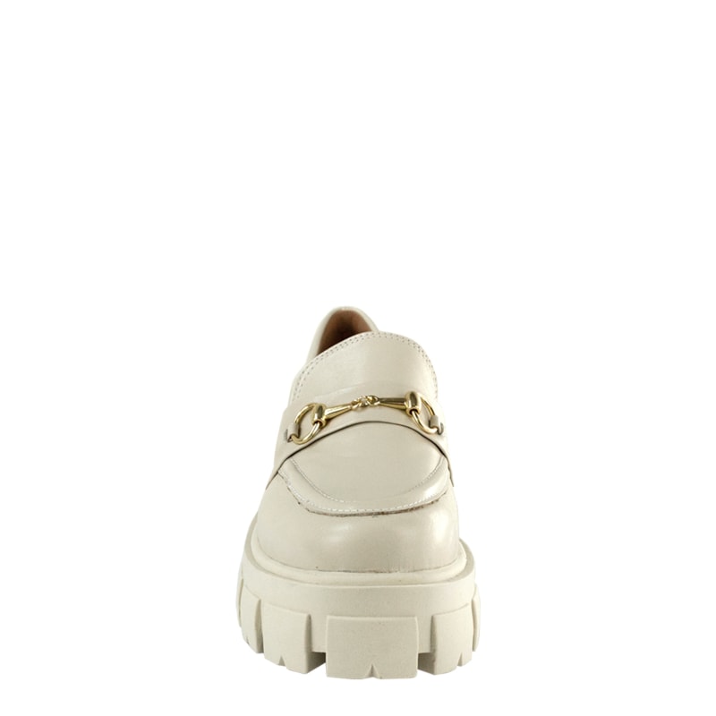 Loafer Tratorado Couro Off White 681 Loafer Tratorado Couro Off White 681