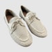 Mocassim Gisele Furadinho Couro Branco 550