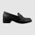 Mocassim Marcela Couro Preto 282