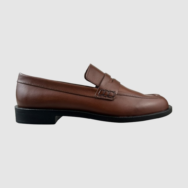 Mocassim Nina Couro Cedro 326