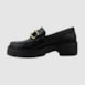 Mocassim Noelle Couro Preto 332