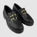 Mocassim Noelle Couro Preto 332