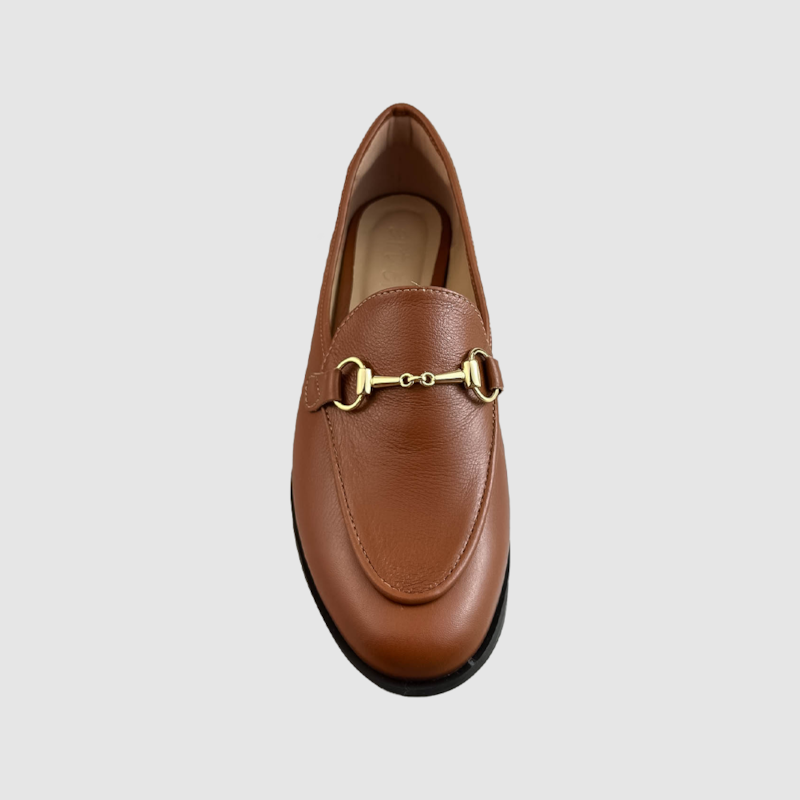 Mocassim Tomboy em Couro Terracota 533 Mocassim Tomboy em Couro Terracota 533