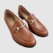 Mocassim Tomboy em Couro Terracota 533