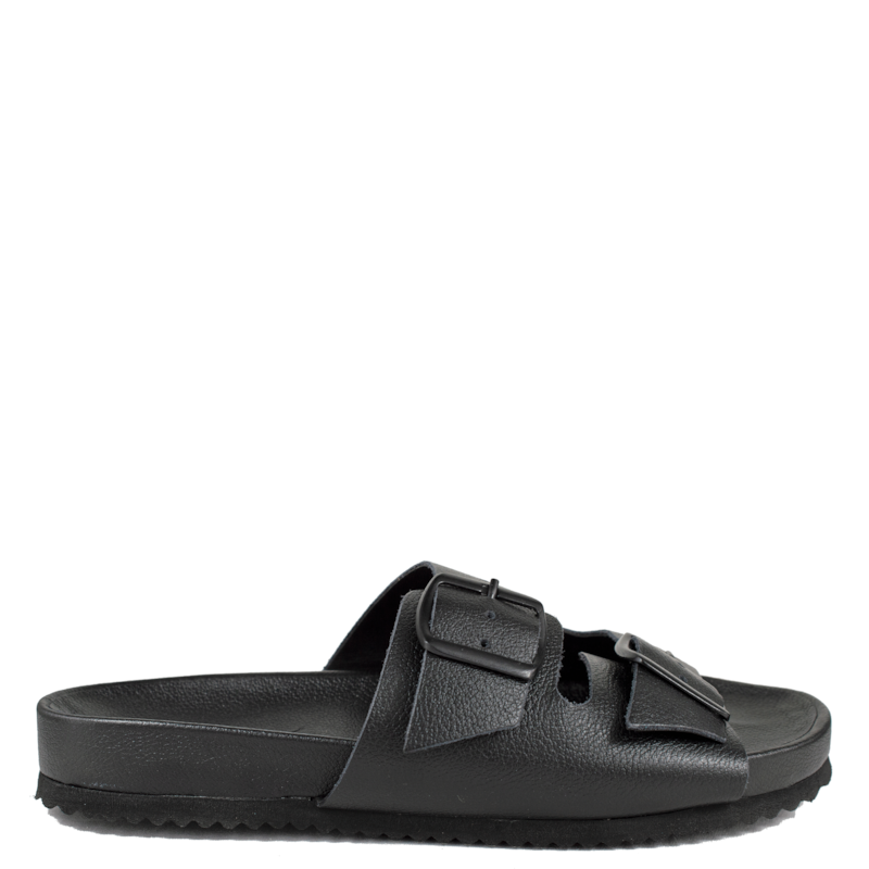 Papete Luana Couro Preto BK104 Papete Luana Couro Preto BK104