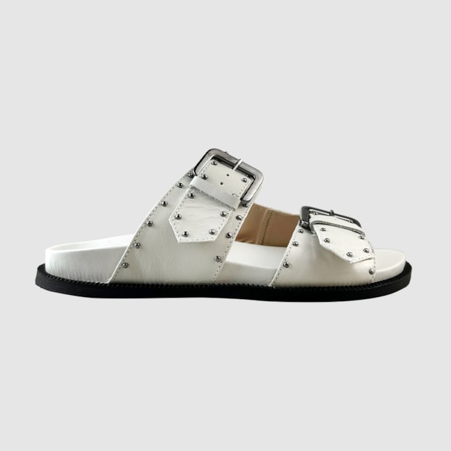 Papete Malu Couro Snow 306