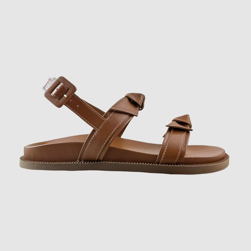 Papete Mel em Couro Camel 265