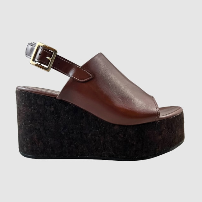 Sandália Anabela Eloah Terra 690