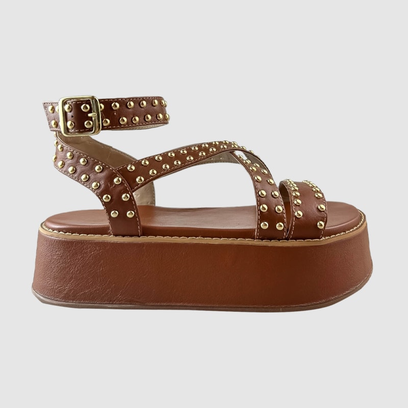 Sandália Bia Couro Terracota 109 Sandália Bia Couro Terracota 109