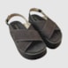 Sandália Flatform Jesy Couro Nobuck Café 300