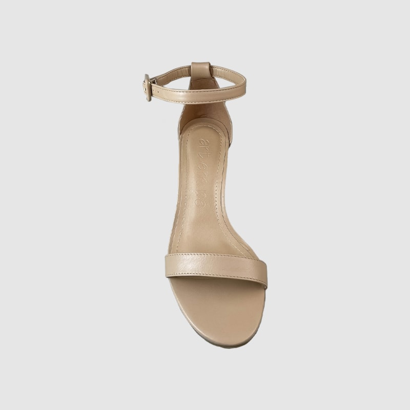 Sandália Luci Couro Nude 219 Sandália Luci Couro Nude 219