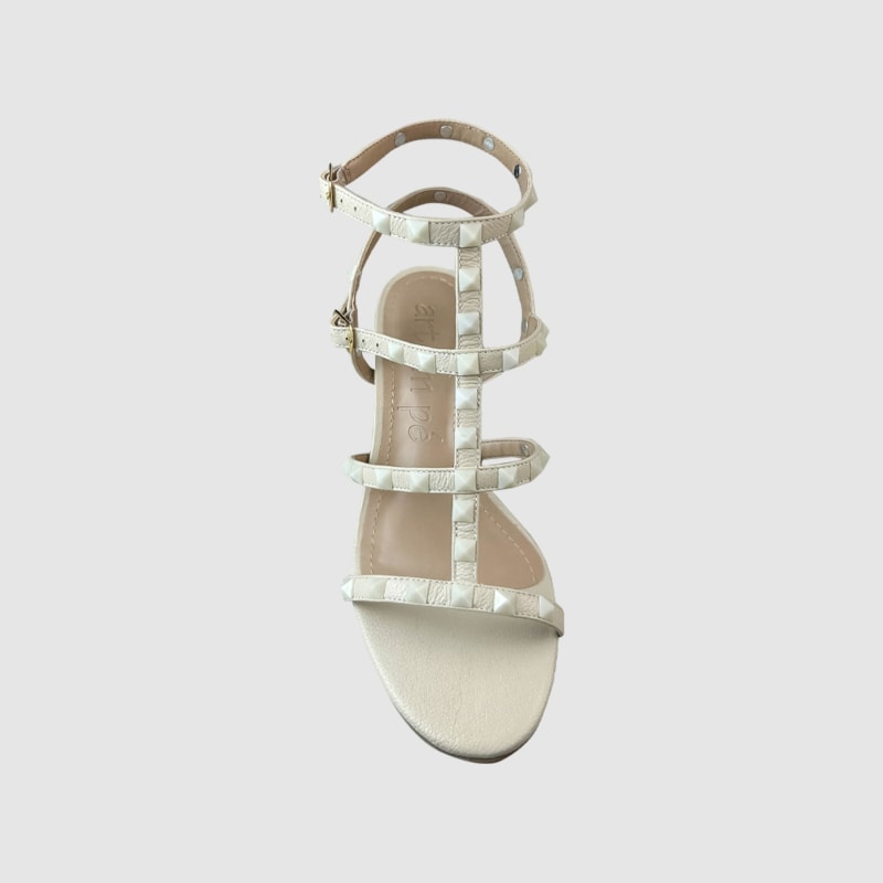 Sandália Queopes Couro Gelo 163