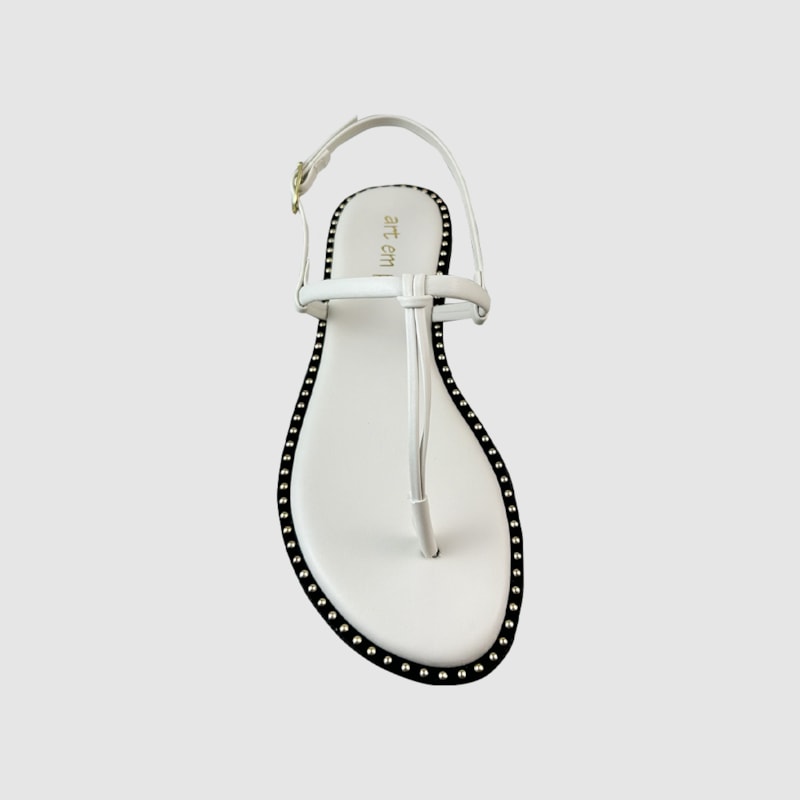 Sandália Rasteira Cá Off White 160