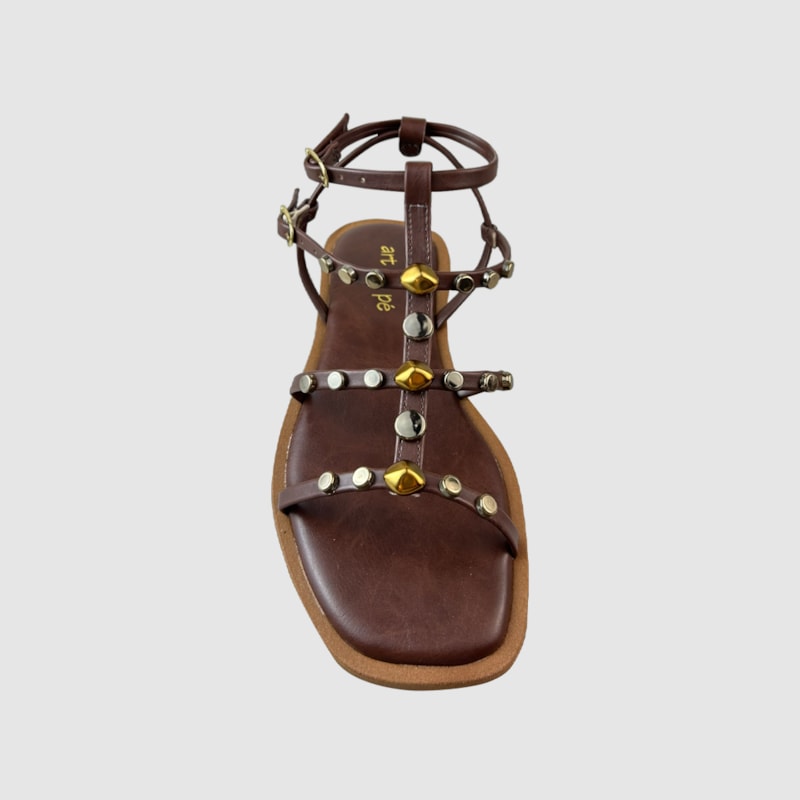 Sandália Rasteira Lívia Brown 2