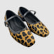 Sapatilha Flávia Pelo Couro Leopardo 092
