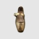 Sapatilha Flay Couro Metaliazado Bronze 091