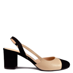 Scarpin Chanel Inspired em Nobuck Preto 6025 Scarpin Chanel Inspired em Nobuck Preto 6025