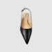 Slingback Analu Couro Preto 903