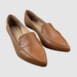 Slip On Couro Camel 106