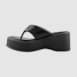 Tamanco Anabela Fê Preto 023