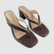 Tamanco Jasmin Couro Brown 788